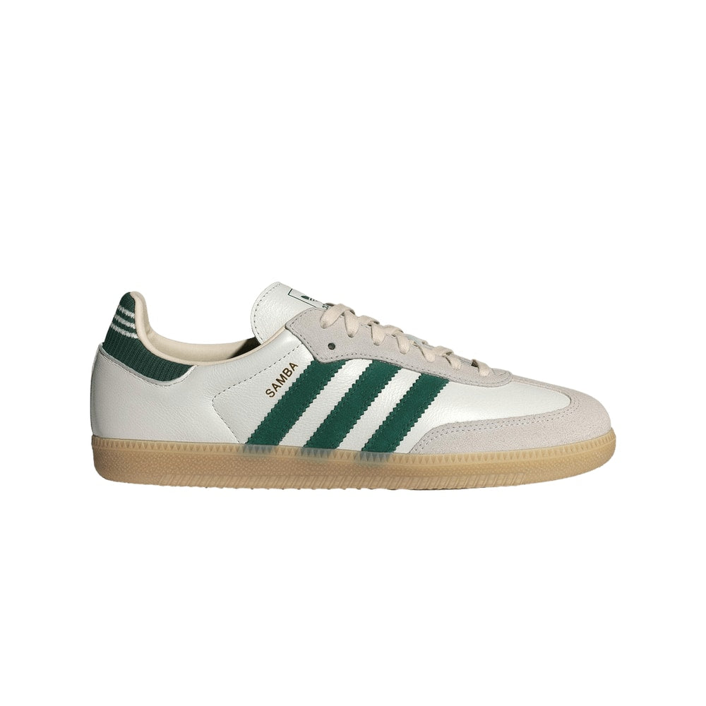 adidas Samba OG Cloud White Collegiate Green Gum – tenisky, béžová