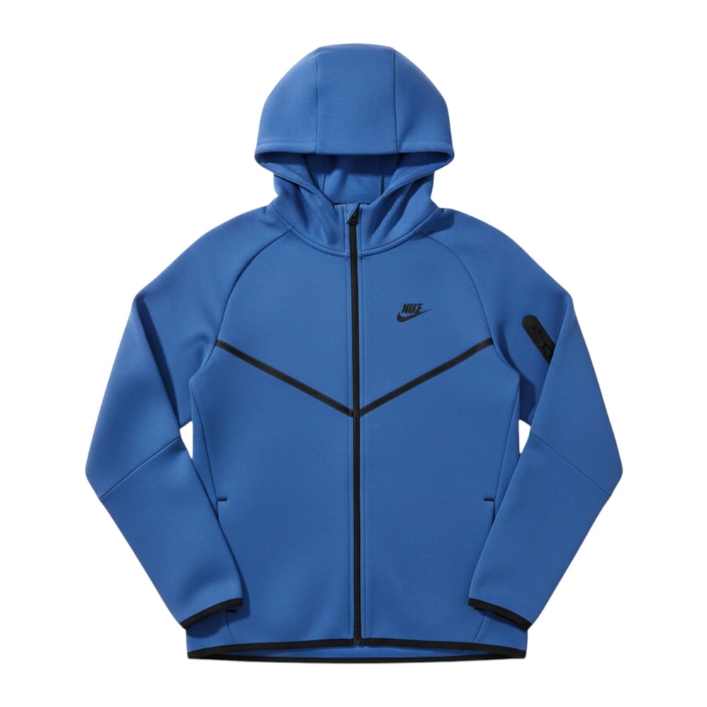 Nike Tech Fleece Windrunner Full Zip Hoodie Game Royal/Black