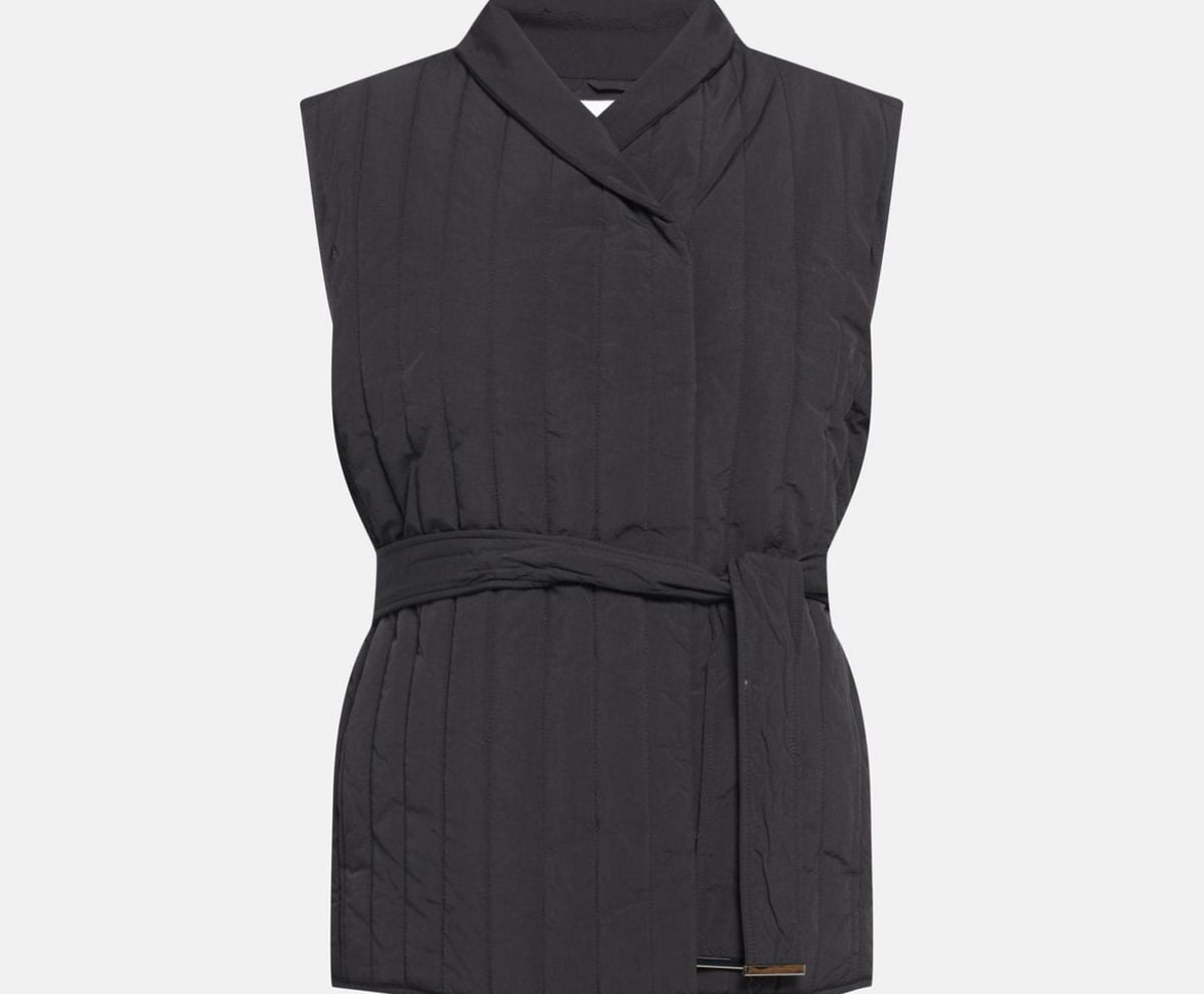 Calvin Klein Quilted gilet Black – одяг, чорний