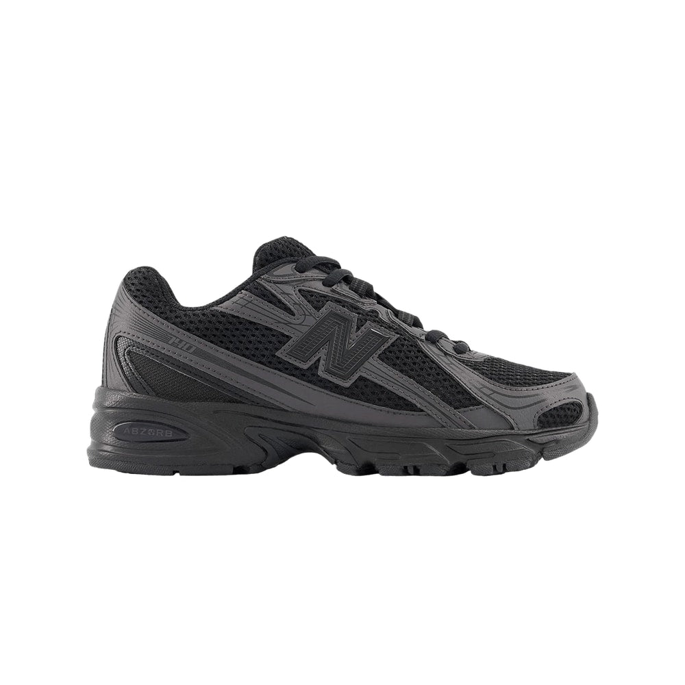 New Balance 740 Big Kid Triple Black – tenisky, černá
