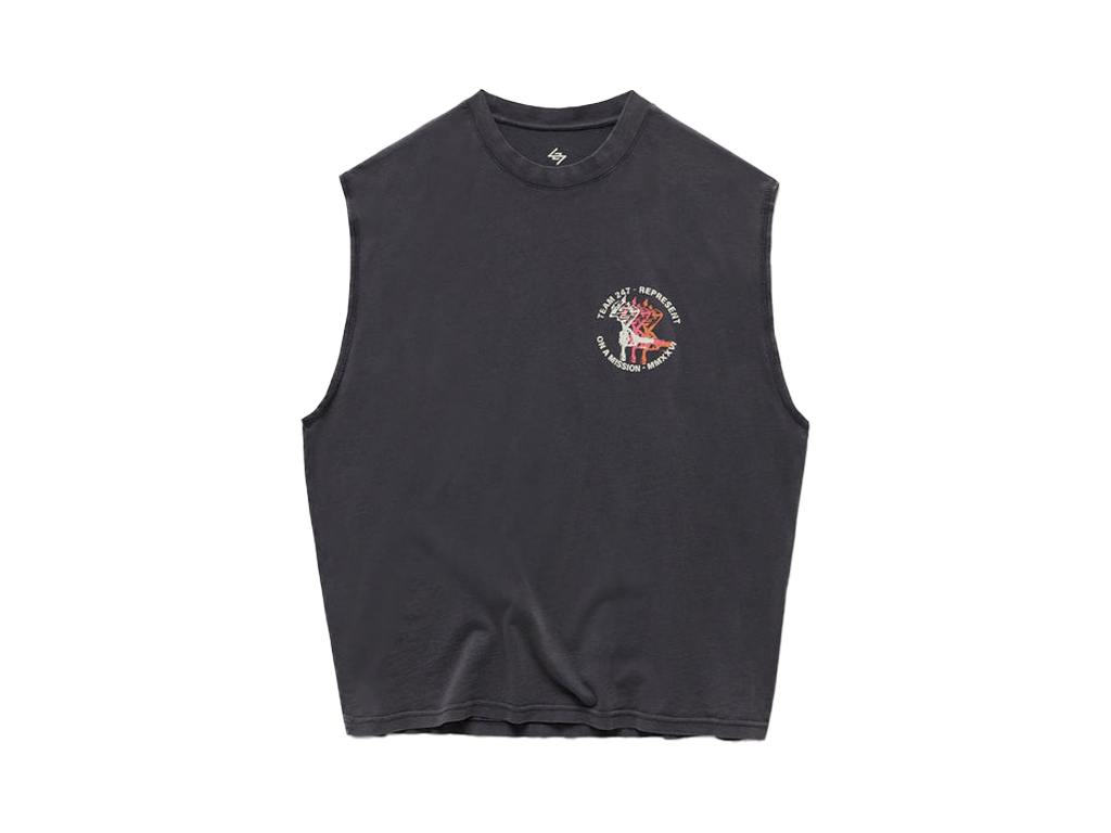 Represent 247 Torch Boxy Tank Washed Black – tričko