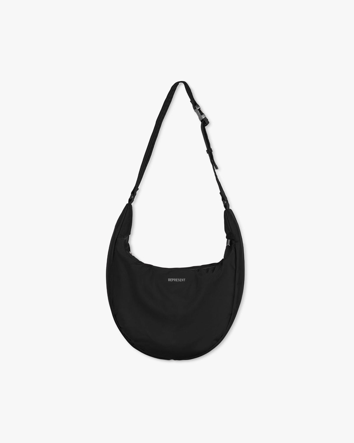 Represent Padded Sling Bag Black