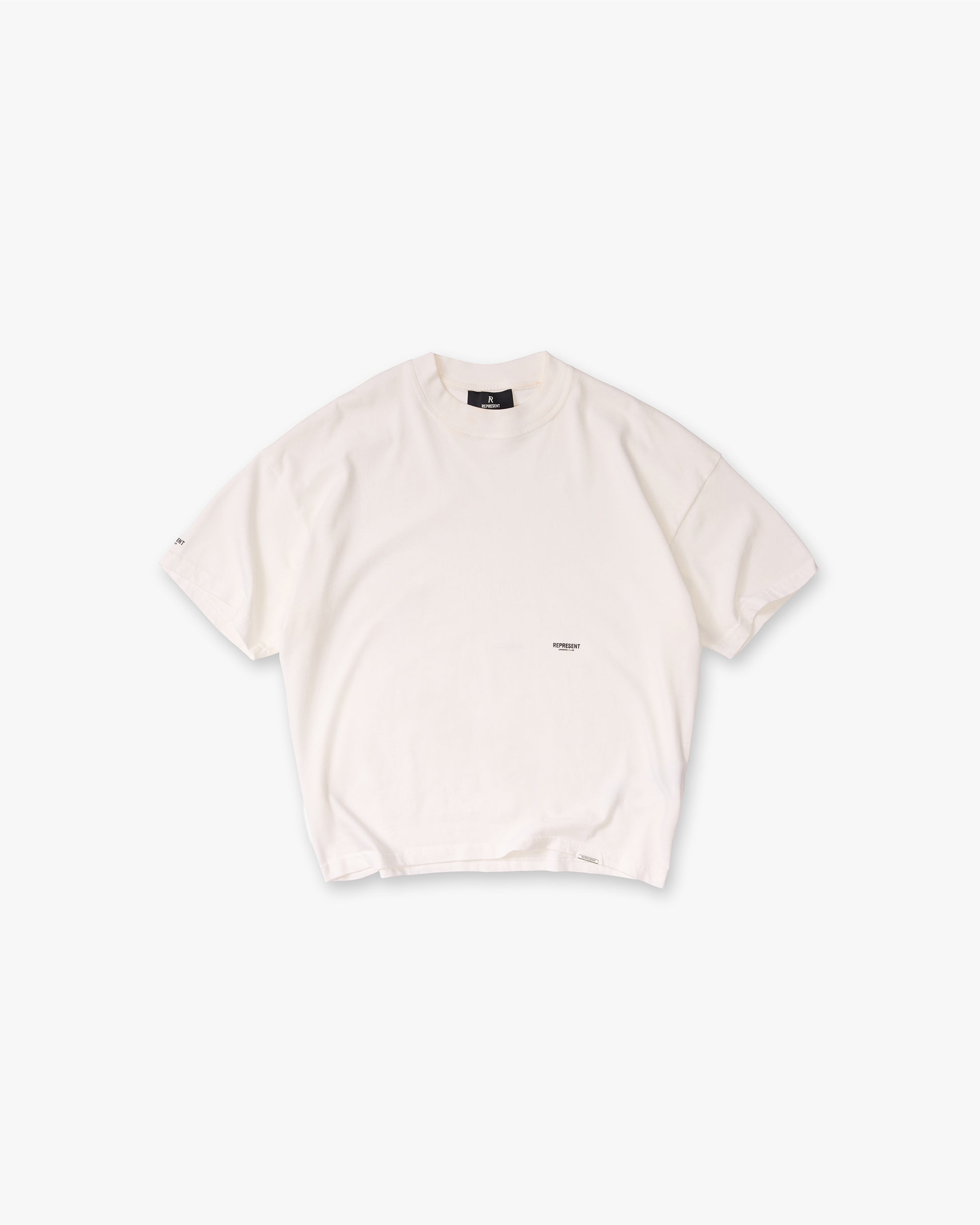 Represent Micro Owners Club T-Shirt Flat White