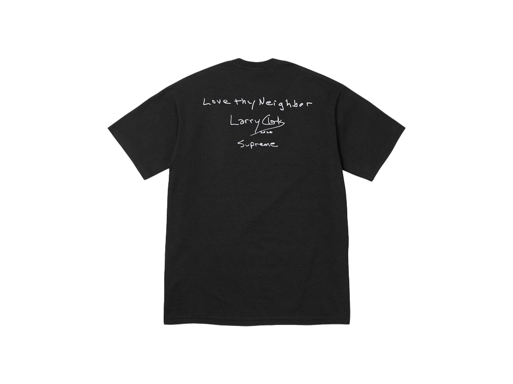 Supreme x Larry Clark Neighbor Tee Black-Supreme-pikastore.cz