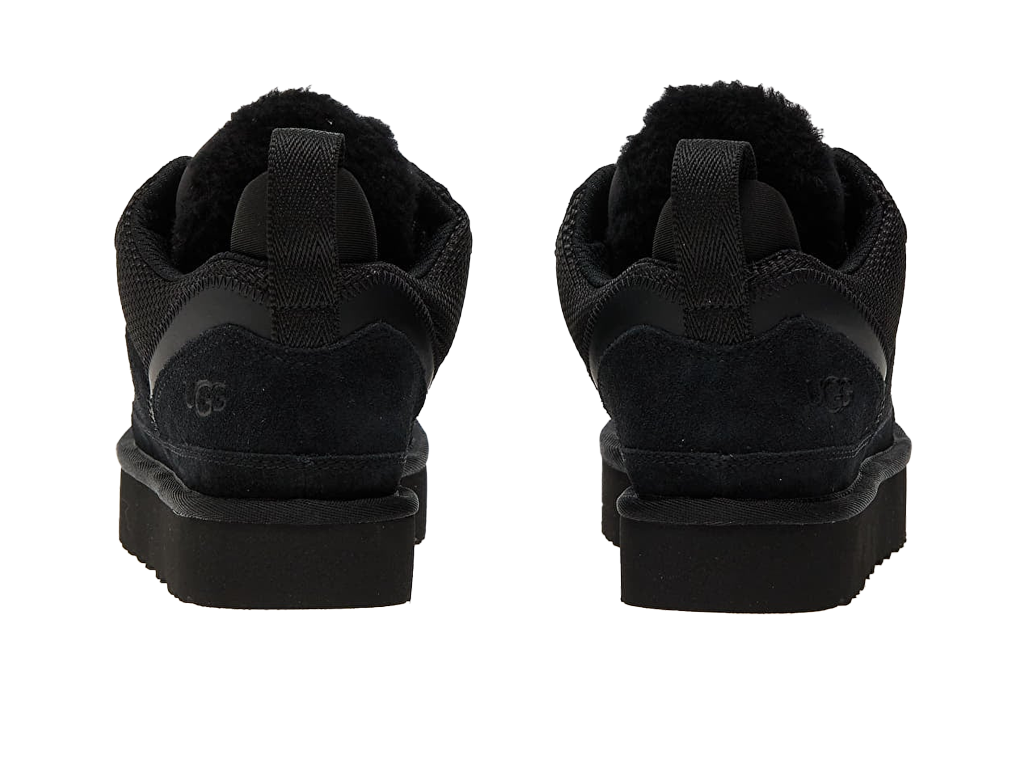 UGG Lowmel Leather Black (Women's) – pantofle – fotka 3 z 3