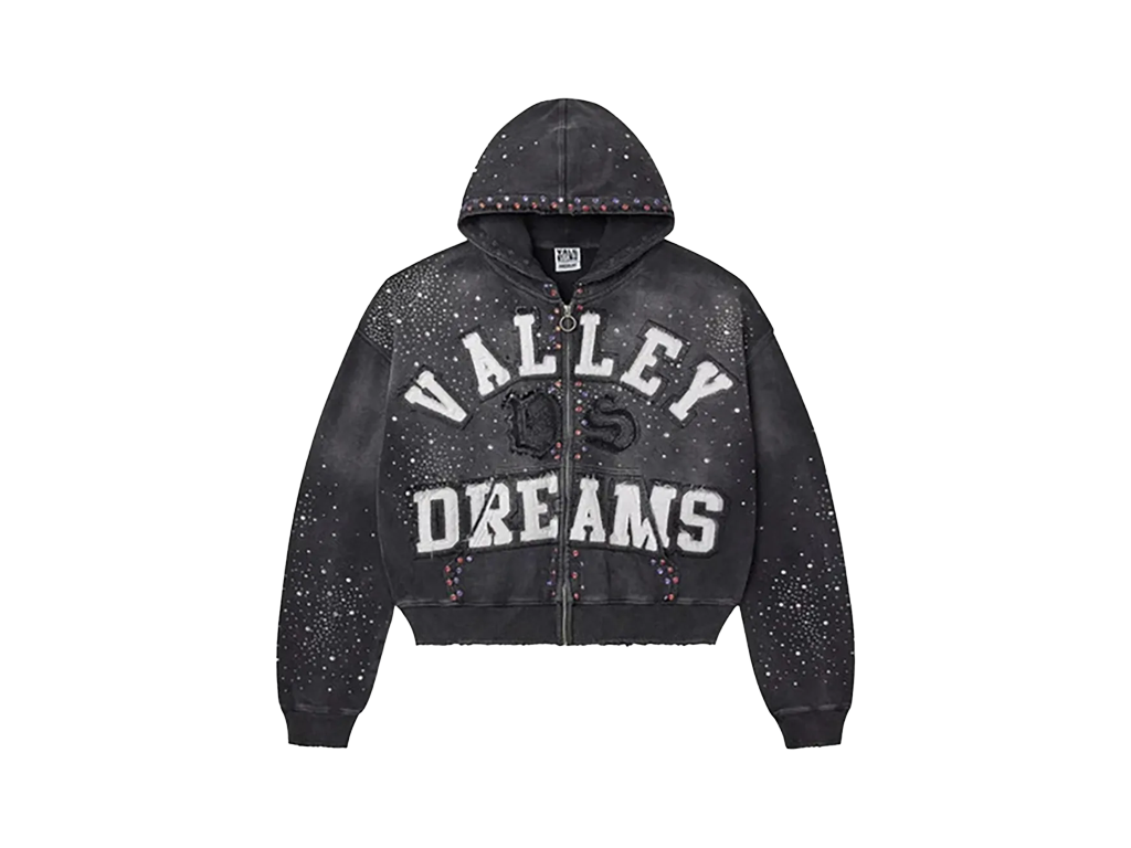 Vale Forever Classico Zip Up Hoodie Black – sudadera